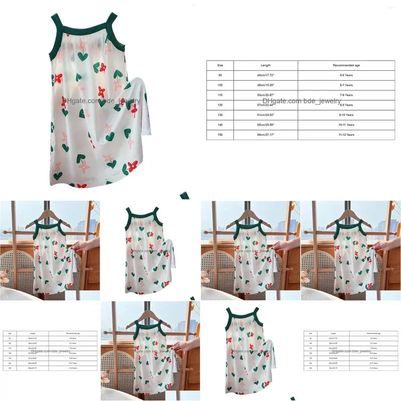 girl dresses toddler kids baby girls daisy slip dress floral beach nightdressclothes big tennis clothes