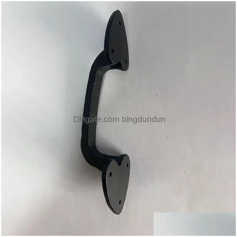 Handles & Pulls Manufacturers Supply Simple Wooden Door Cast Iron Handle Support Customization Drop Delivery Home Garden Building Supp Dhs4A