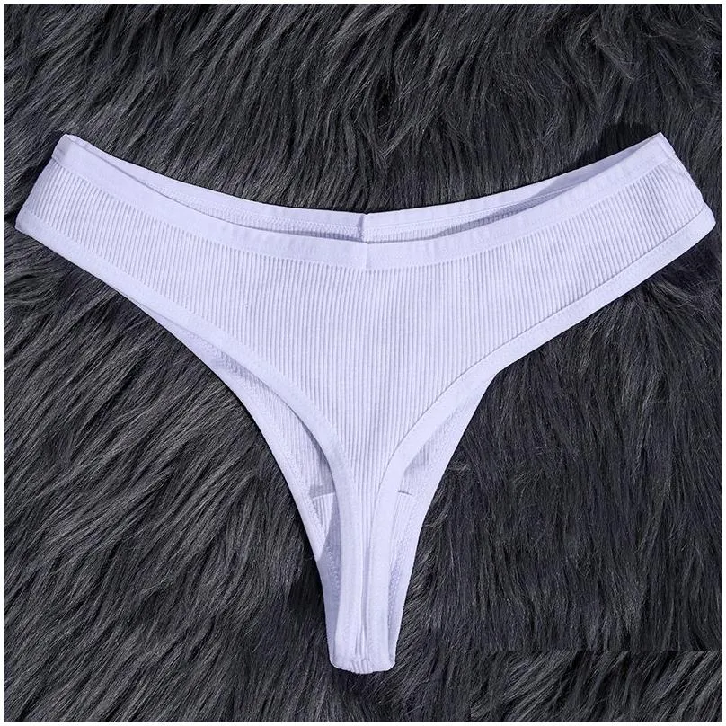 Women Soft 3PCS/Set Cotton Panties Comfortable Underwear Female Solid Color Underpants Thong Pantys Lingerie Sexy Fit Design 220425