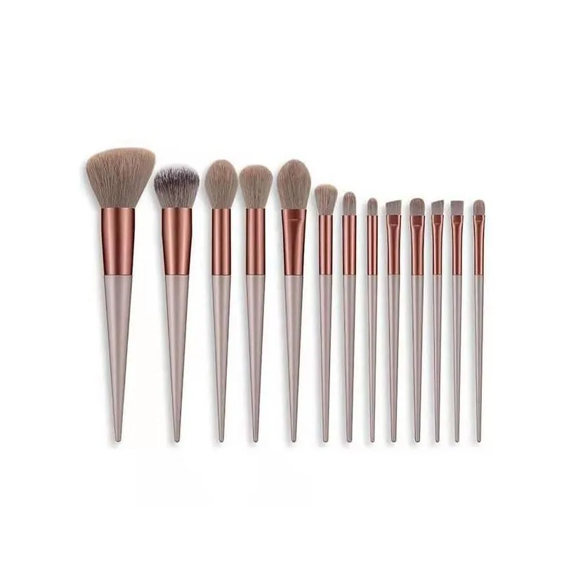 Makeup Brushes 13Pcs Soft Fluffy Makeup Brushes Set For Cosmetics Foundation Blush Powder Eyeshadow Kabuki Blending Brush Beauty Tool