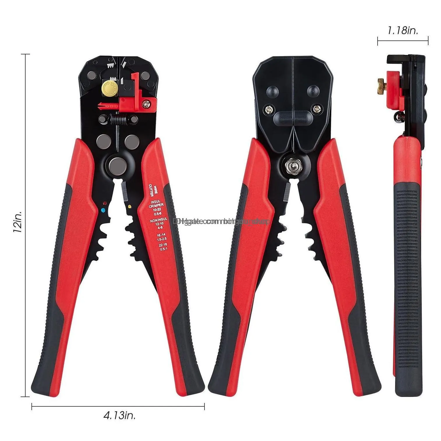 Other Building Supplies Professional Matic Wire Striper Cutter Stripper Crimper Pliers 5 In 1Mtifunctional Shear Crim Elect3600 Drop Dhjsk