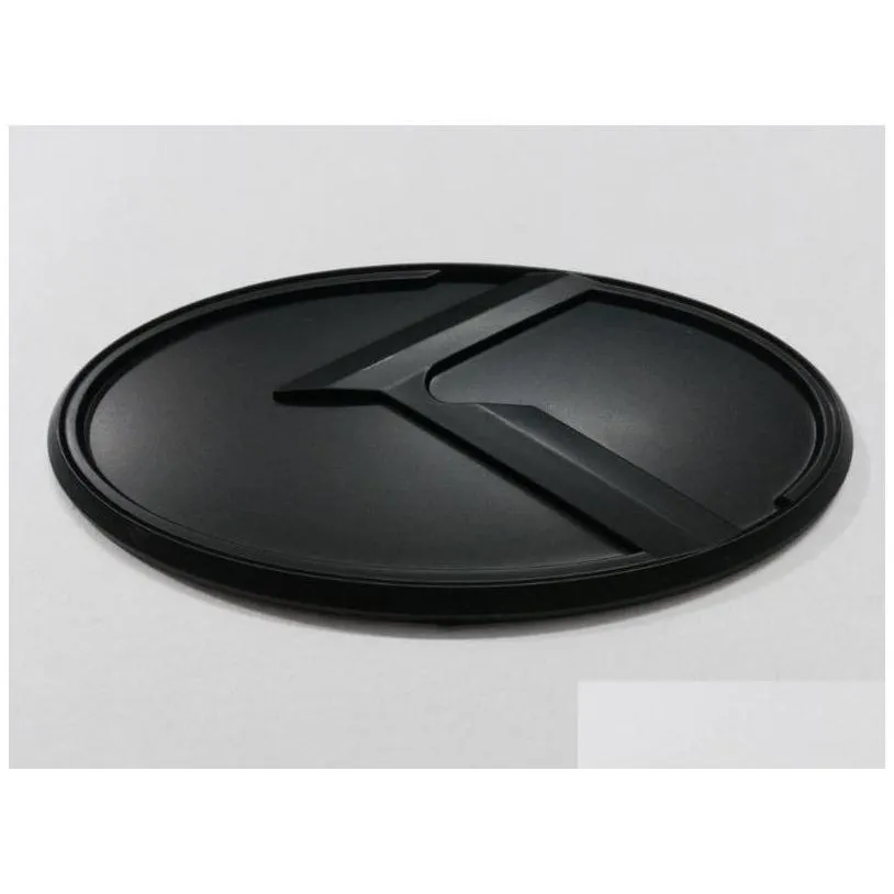 Car Stickers 2Pcs New 3D Black K Logo Badge Emblem Sticker Fit Kia Optima K5 2011Car Emblems1331716 Drop Delivery Mobiles Motorcyc Otfnm