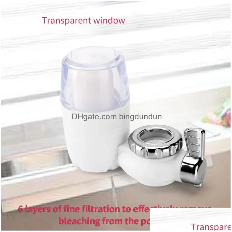 Other Building Supplies Water Filter Purifier Clean Kitchen Faucet Washable Ceramic Percolator Filtro Rust Bacteria Removal Tap Drop D Dh5Uv