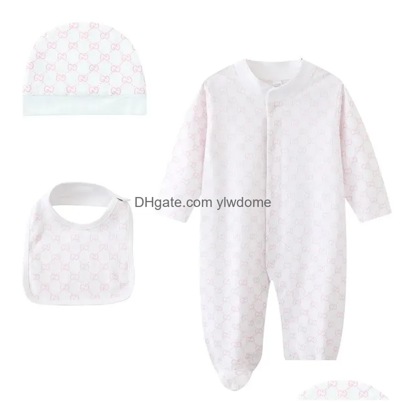 Rompers Newborn For Baby Girl Romper Clothing Infant Body Short Sleeve Boy Clothes Drop Delivery Baby, Kids Maternity Jumpsuits Dhcfs