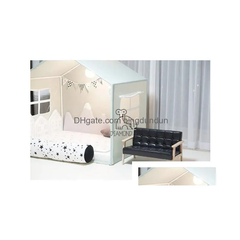 Other Children Furniture Sofa Solid Wooden Stools And Small Sofas Childrens Room Garten Decoration Baby Play Pography Drop Delivery Ho Dh5K9