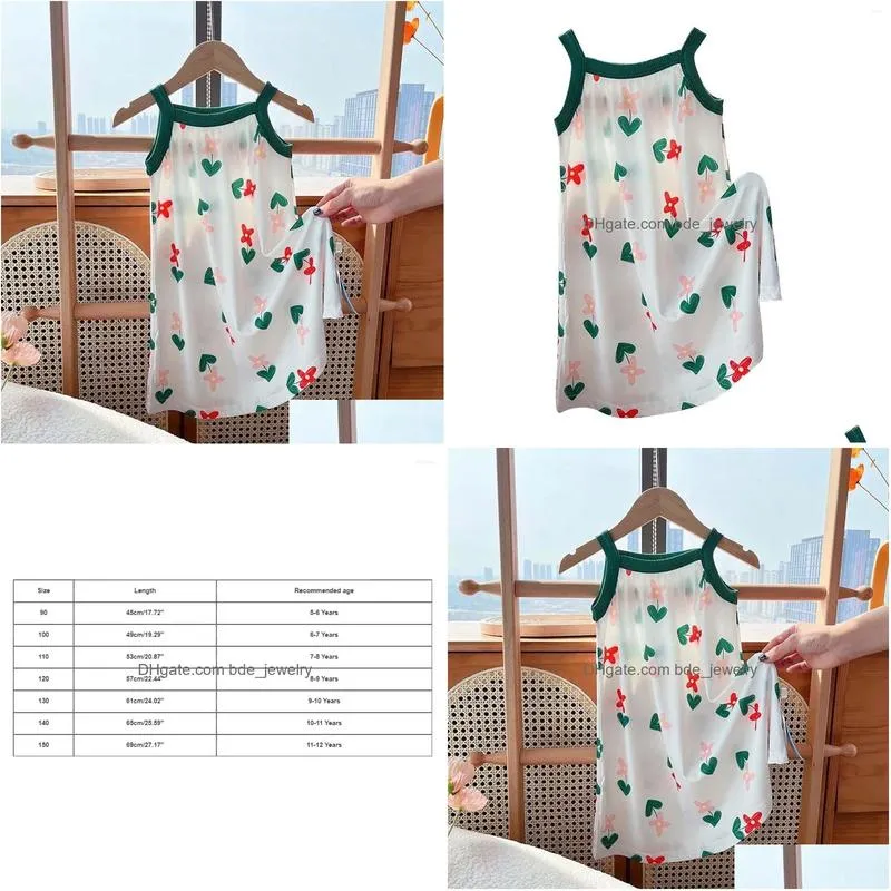 girl dresses toddler kids baby girls daisy slip dress floral beach nightdressclothes big tennis clothes