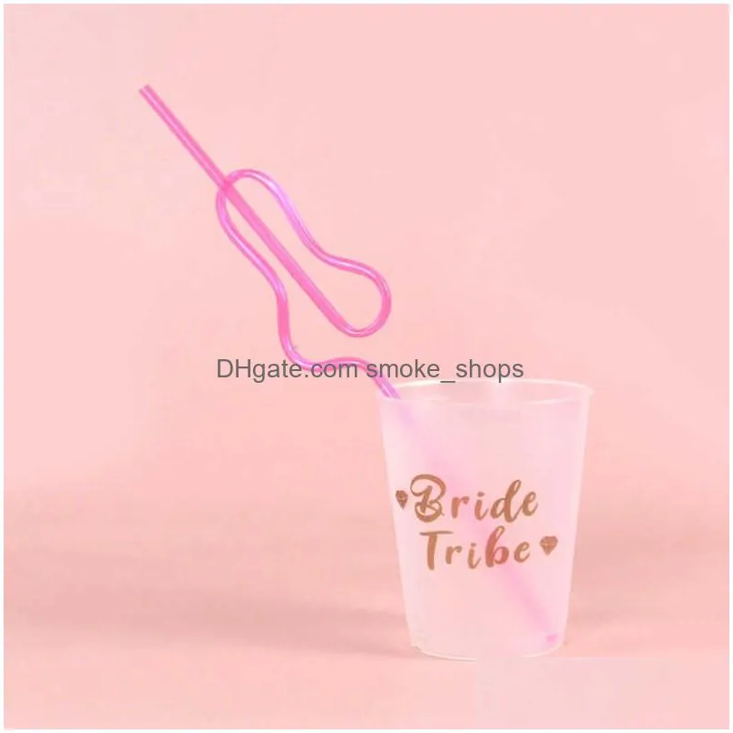  bachelorette party penis straw wedding bridal shower favors supplies hen night aldult birthday party decoration bride to be gift