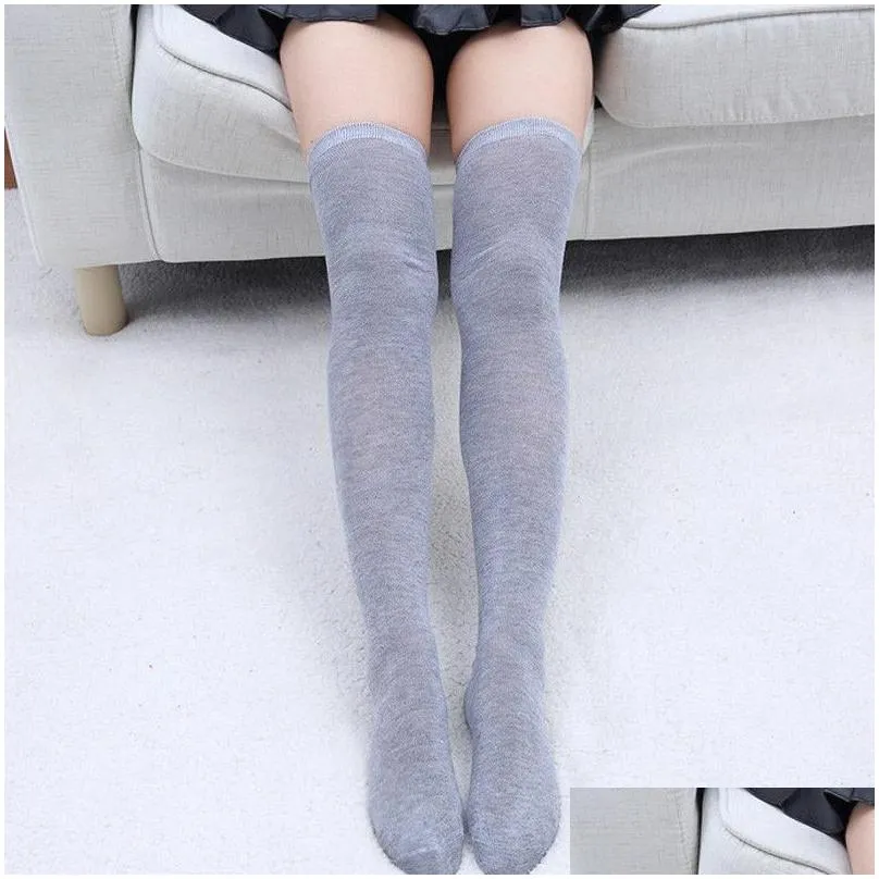 Men039s Socks Women Stockings Warm Thigh High Over The Knee Long Cotton Medias Sexy9381410