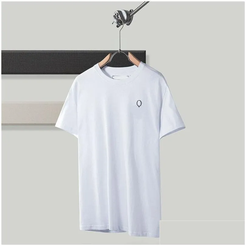 Mens T Shirts Fashion Crew Neck Printed Breathable Short Sleeve Cotton Tshirt Designer Polo Shirt Clothing Tee Tops L