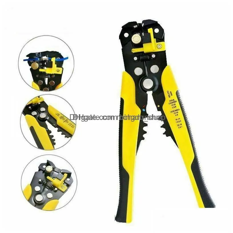 Other Building Supplies Professional Matic Wire Striper Cutter Stripper Crimper Pliers 5 In 1Mtifunctional Shear Crim Elect3600 Drop Dhjsk