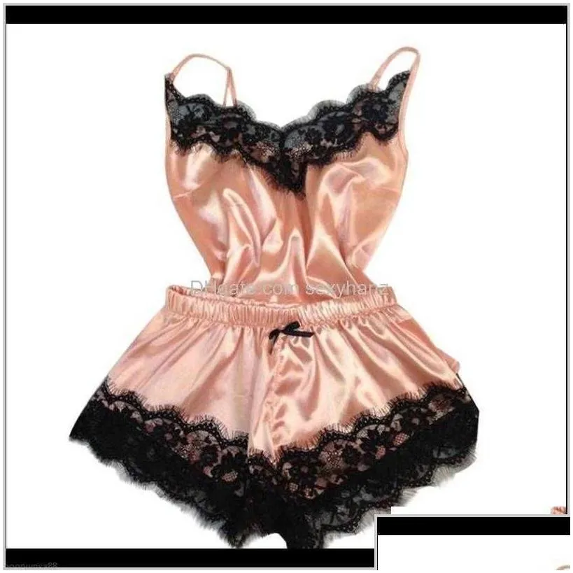 Womens 20Sexy Lingerie Porno Babydoll Erotic Sleepwear Women Underwear Bow Lace Sex Dress Fashion Temptation Satin Nightdress Suit Mdg