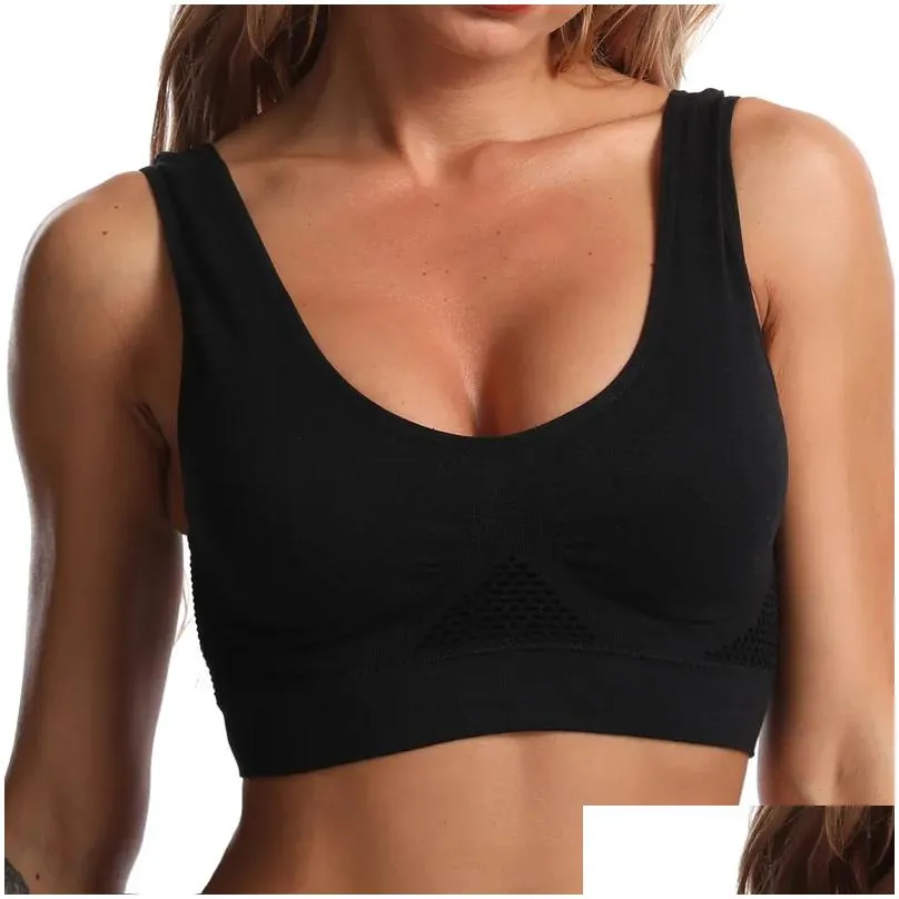 top sports bras bralette crop fitness gym running sportswear women s underwear push up brassiere plus size Yoga bra BH 2205188622746
