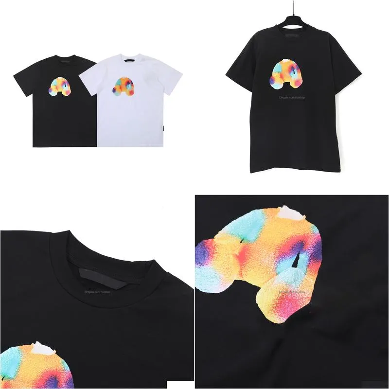 t-shirt designer t-shirt fashion brand teddy bear oversized loose cotton men and women t-shirt