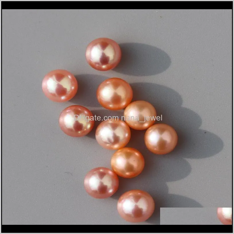 6-7mm near round  water pearl beads cultured diy jewelry making wedding gift