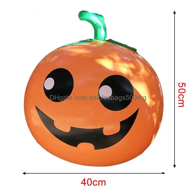 other event party supplies halloween decoration ornament led luminous outdoor inflatable ghost pumpkin light for household yard garden decoration