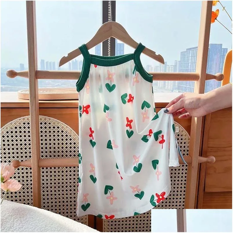 girl dresses toddler kids baby girls daisy slip dress floral beach nightdressclothes big tennis clothes