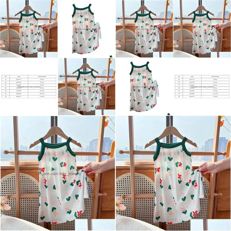 girl dresses toddler kids baby girls daisy slip dress floral beach nightdressclothes big tennis clothes