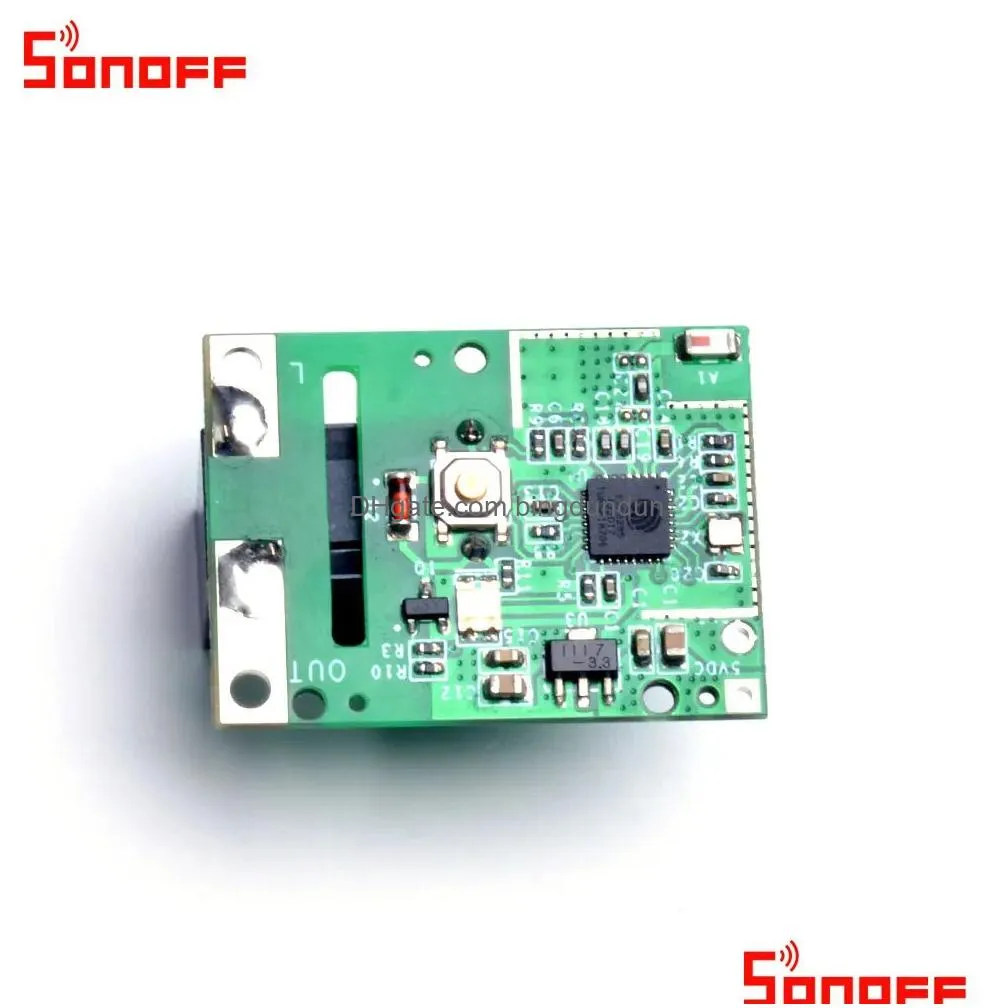 Other Building Supplies Sonoff Re5V1C Dc 5V Wi-Fi Dry Contact Relay Mode Inching/Selflock Switch Remote Control Work Via Ewelink Drop Dhybq