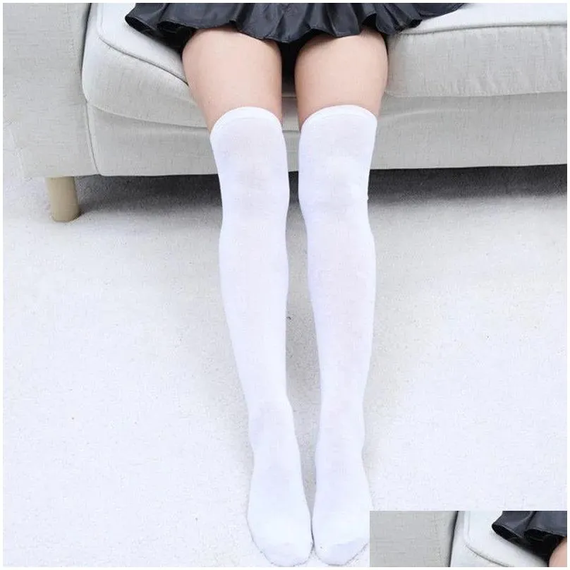 Men039s Socks Women Stockings Warm Thigh High Over The Knee Long Cotton Medias Sexy9381410
