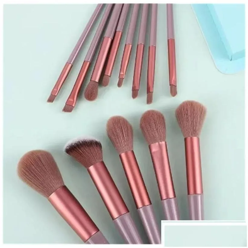 Makeup Brushes 13Pcs Soft Fluffy Makeup Brushes Set For Cosmetics Foundation Blush Powder Eyeshadow Kabuki Blending Brush Beauty Tool