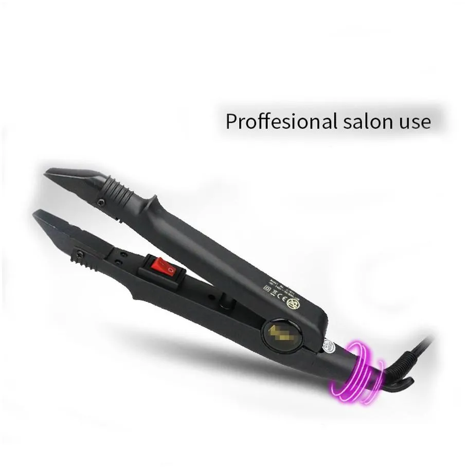 Hair Extensions Connector Iron Adjustable Temperature Hair Heat Wand Flat Shape Hair Extensions Machine European standards