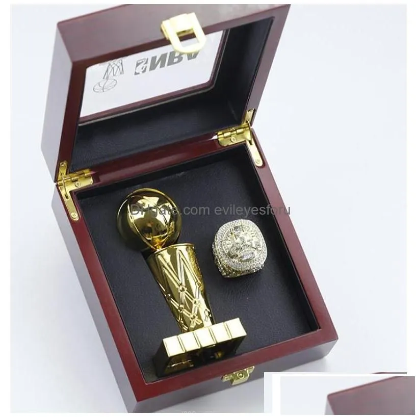 solitaire ring 56pcs 1967 to 2023 basketball team champions championship trophy with wooden display box set sport souvenir men women