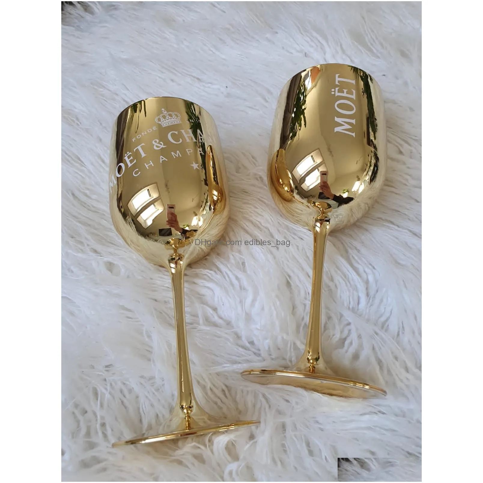 2 x champagne party wedding glasses drinkware drink wine cup electroplated cups cocktails goblet