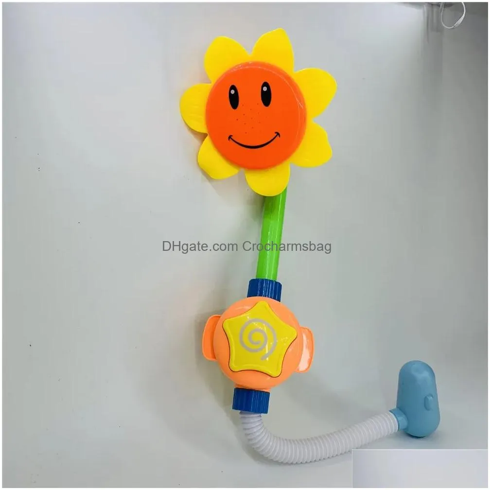 Other Housekeeping & Organization Sets Baby Funny Water Game Shower Bath Toy Bathing Tub Sunflower Faucet Spray Spout Play Swimming To Dhroo