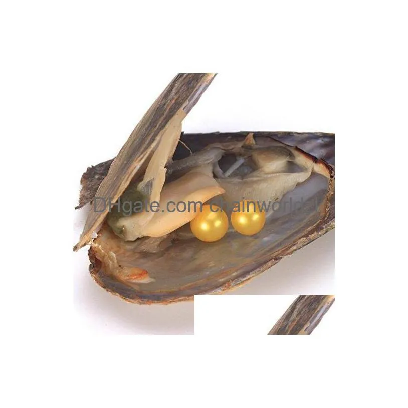  oysters 27 colors natural pearls inside pearl party oysters in bulk open at home pearl oysters with vacuum packaging
