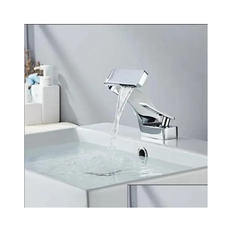 Bathroom Sink Faucets Basin Faucet And Cold Black Mixer Lavotory Vessel Taps Brass