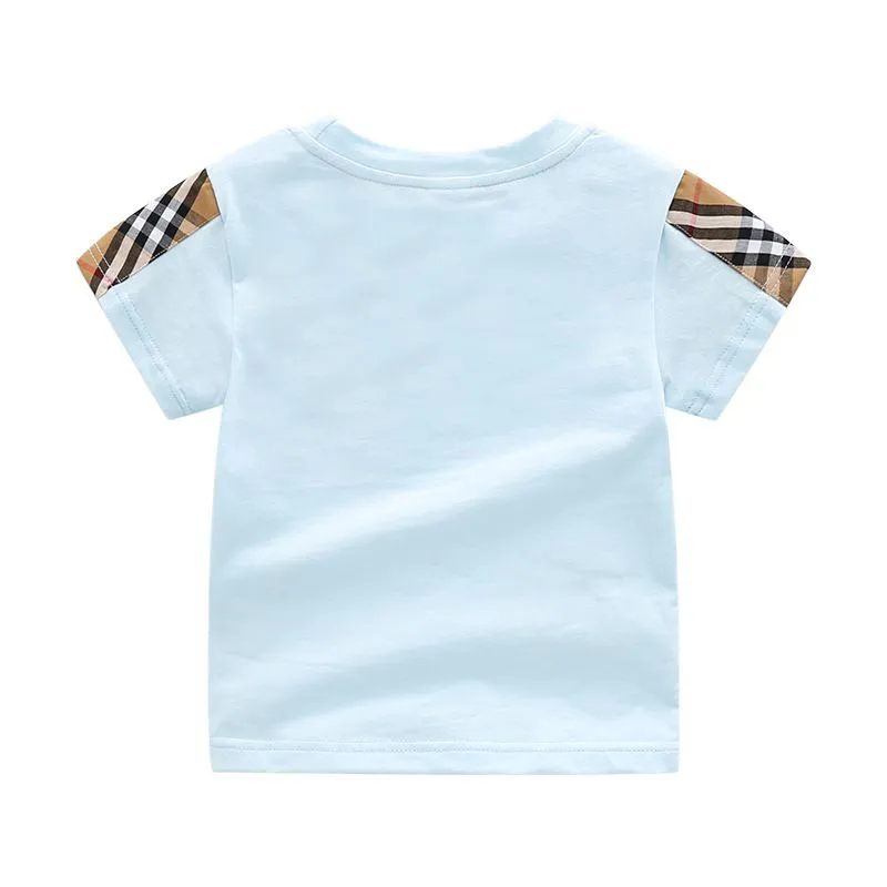 Baby Boys T Shirt For Summer Infant Kids Boys Girls T-Shirts Clothes 100% Cotton Toddler Tops 1-6Y