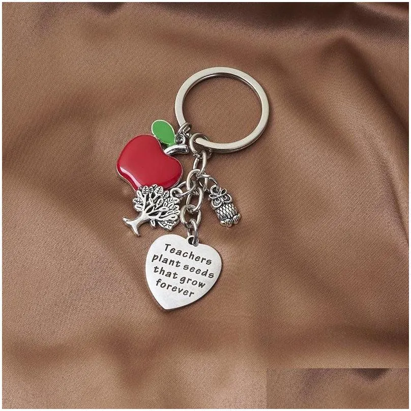 Party Favor Stainless Steel Key Chain Teacher Approval New Graduation Season Gift Drop Delivery Home Garden Festive Supplies Event Dhvco