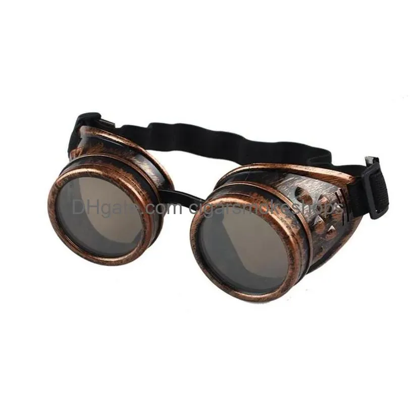 Party Favor Ups Uni Gothic Vintage Victorian Style Steampunk Goggles Welding Punk Glasses Cosplay Drop Delivery Home Garden Festive Su Dhvro
