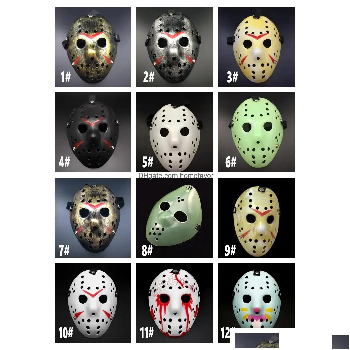 party masks wholesale masquerade jason voorhees mask friday the 13th horror movie hockey scary halloween costume cosplay pl homefavor