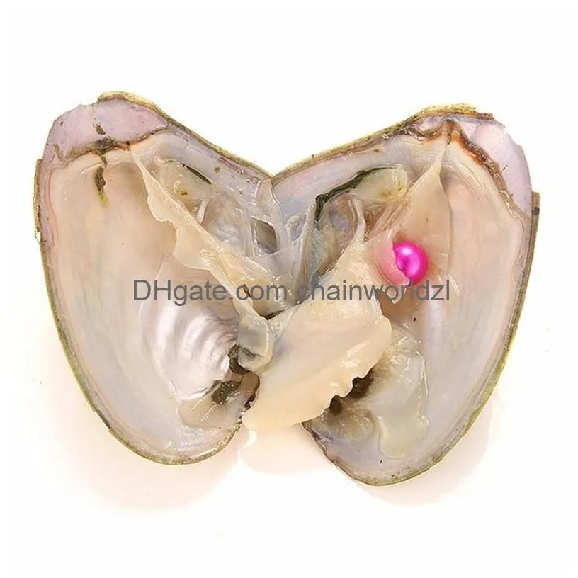 Pearl 6-7Mm Diy Round Variety Good Of Color Freshwater Akoya Oysters Individually Vacuum Pack Fashion Trend Gift Surprise Drop Deliv Dhr3A