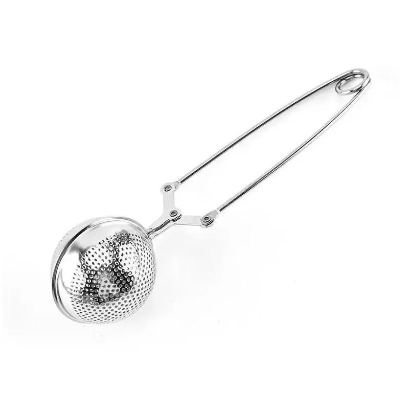 Coffee & Tea Tools Infuser Stainless Steel Teapot Strainer Ball Vanilla Spice Filter Diffuser Household Set Accessories Drop Delivery Dh9Dy