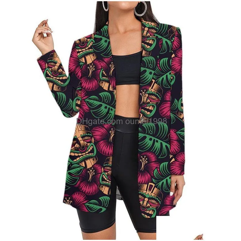 Men`S Suits & Blazers Womens Suit Crane Lady Camoue Dropship Plus Size Clothes Jacket Banana Leaf Floral Cutsom Plaid Wholesale N0Aq Dhvnn