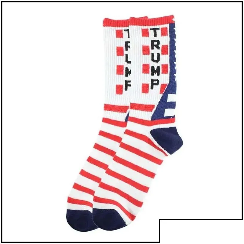 Party Favor Trump 2024 Socks Make America Again Stockings For Adts Women Men Cotton Sports Drop Delivery Home Garden Festive Supplies Dhan7