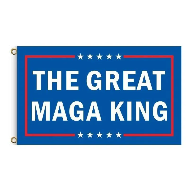 Banner Flags Make American Great Again Flag 2024 Us Trump Election Tra Maga Campaign Digital Printed Polyester Drop Delivery Home Gard Dhyfe