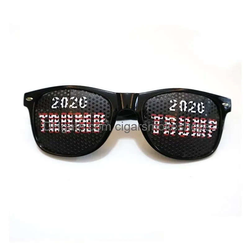 Party Favor 9 Styles President Donald Trump Funny Glasses Election Keep America Great Usa Flag Patriotic Sunglasses Festival Supplies Dhd39