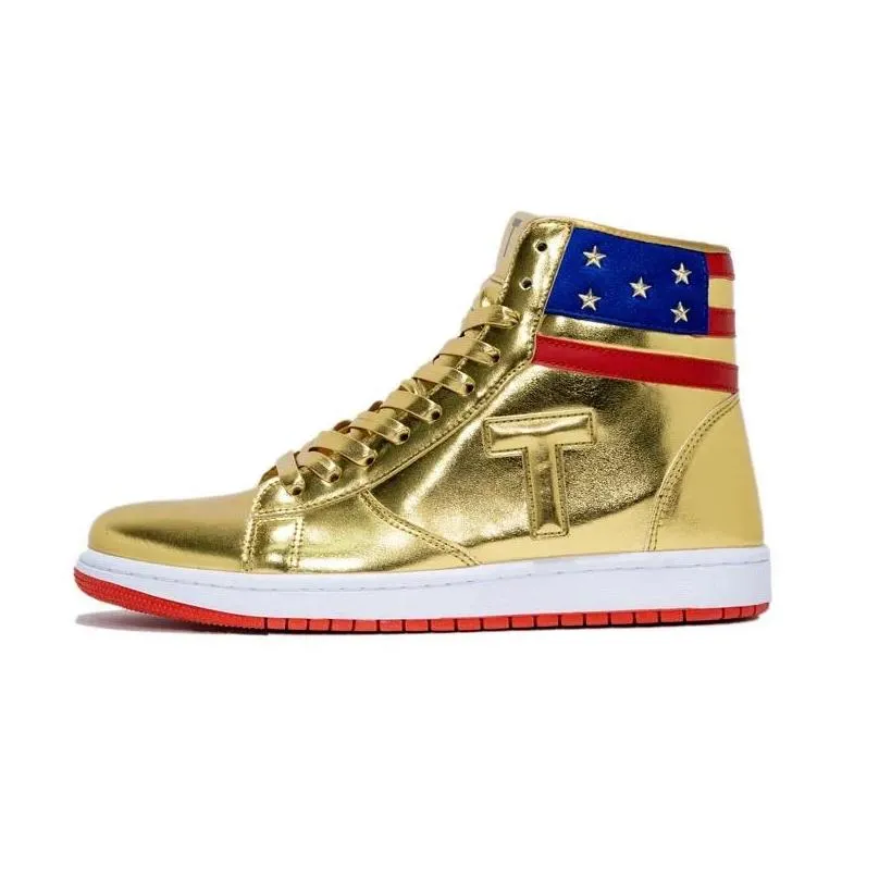 2024 trump golden mens fashion casual shoes party favor trump campaign fans sneakers