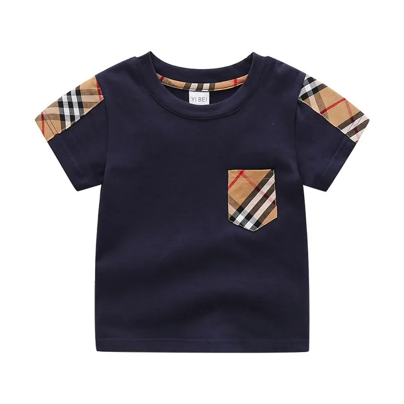 Baby Boys T Shirt For Summer Infant Kids Boys Girls T-Shirts Clothes 100% Cotton Toddler Tops 1-6Y