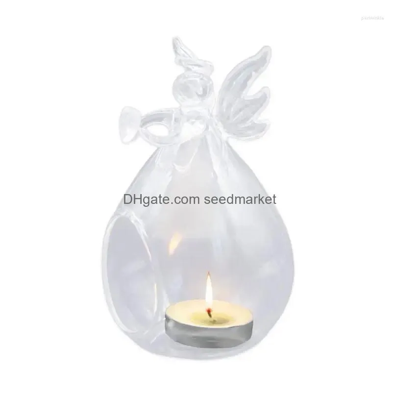 candle holders hanging tealight holder temperature resistant angel glass globes tea lights candles for wedding centerpieces and