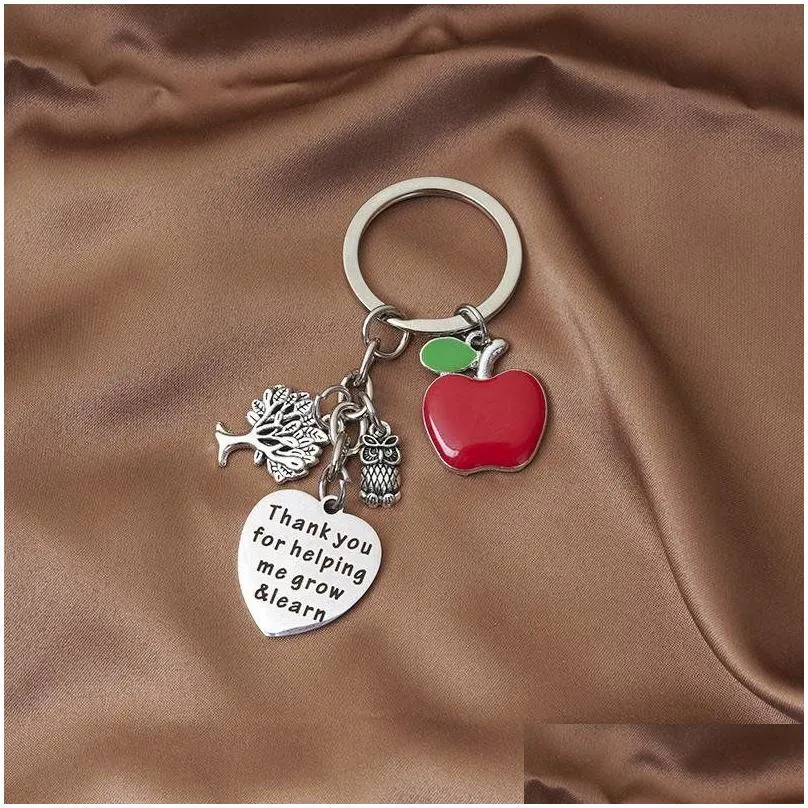 Party Favor Stainless Steel Key Chain Teacher Approval New Graduation Season Gift Drop Delivery Home Garden Festive Supplies Event Dhvco