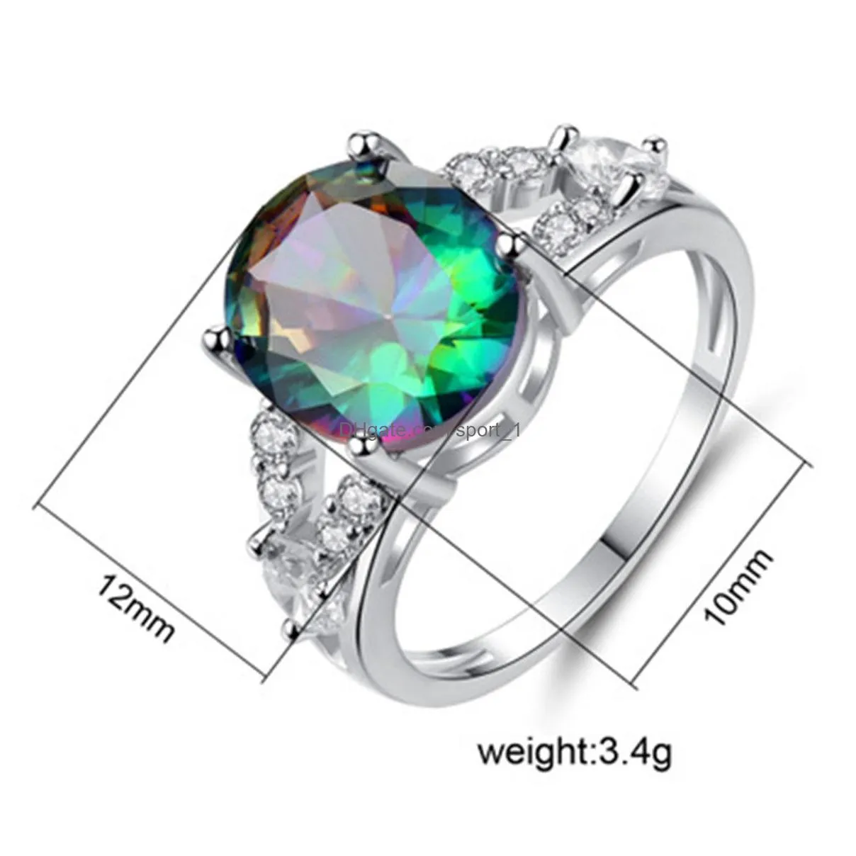rose gold zircon ring woman magical beautiful accessories engagement ball accessories cubic zirconia jewelry classic fashion