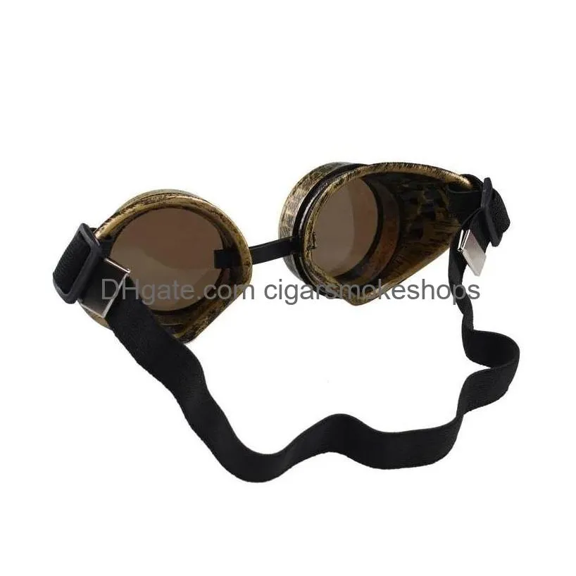 Party Favor Ups Uni Gothic Vintage Victorian Style Steampunk Goggles Welding Punk Glasses Cosplay Drop Delivery Home Garden Festive Su Dhvro