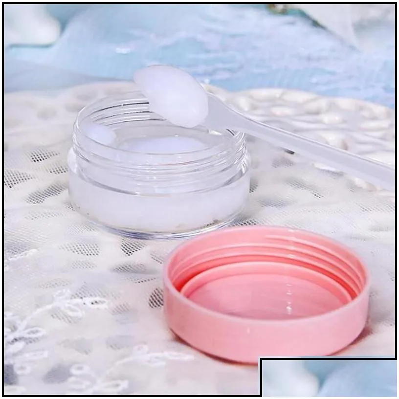 wholesale car dvr packing bottles 10g 15g 20g jar cosmetic sample bottle empty container clear plastic pot jars makeup containers for lip balm eye sha