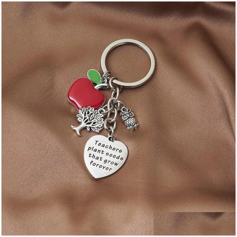 Party Favor Stainless Steel Key Chain Teacher Approval New Graduation Season Gift Drop Delivery Home Garden Festive Supplies Event Dhvco