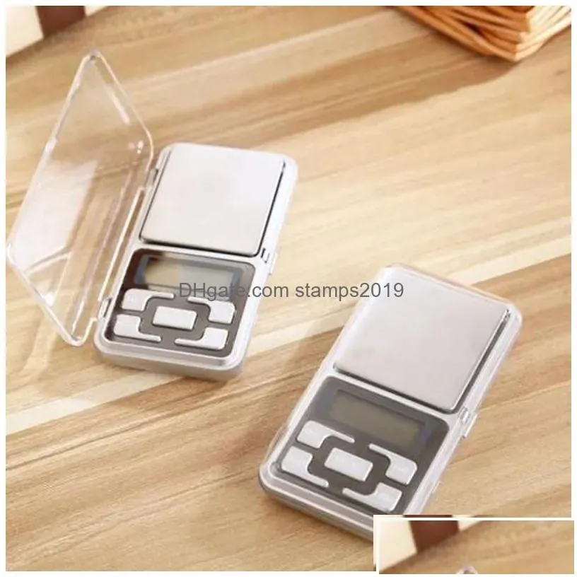 wholesale weighing scales wholesale mini electronic digital scale jewelry weigh nce pocket gram lcd display with retail box 500g/0.1g 200g/0.0