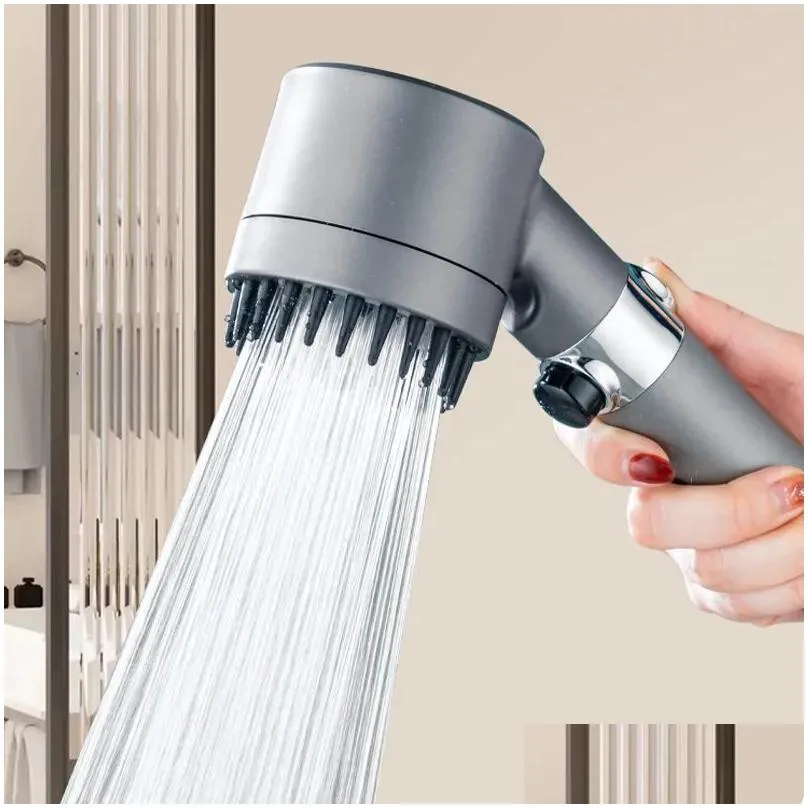 Portable High Pressure Shower Head with 3 Modes, Innovative Bathroom Bathtub Home Filtered Rain Showerhead